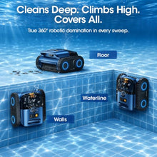 Nepturox Cordless Robotic Pool Vacuum for Inground Pools, Auto Path Mapping