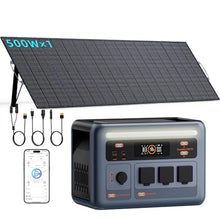 PowerMax 1800SE Solar Generator with 500W Panel, 1024Wh LiFePO4 Battery