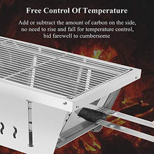 NEWCES Safety Certification Outdoor Charcoal BBQ Grill Freestanding Barbecues Grills Smokers Barbeque Grill Fire Pit Grills & Cooking for Camping Party Hiking Picnics Beach Patio Backyard