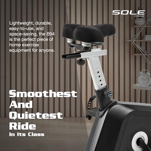 SOLE Fitness B94 2023 Model Upright Stationary Bike Black