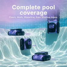 Niya Sonar 60 Cordless Robotic Vacuum Pool Cleaner from the Creators of Dolphin, Wi-Fi Connected, Waterline & Sun Ledge Cleaning, Ideal for Pools up to 50ft