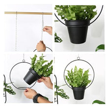 Metal Plant Hanger, Hanging Basket, Flower Pot Rack, Garden Balcony Indoor and Outdoor Decoration Rack (Color : Style 2) (Style 1)