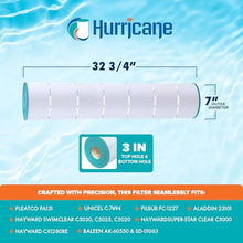 Hurricane Filters 8 Pack HF7494-04 Advanced Pool Filter Cartridge - Replacement for PA131, Unicel C-7494, Filbur FC-1227, Hayward SwimClear C5030, C5025, C5020