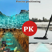 Long Ra-nge Go-ld SIL-ver Gem Diam-ond Underground Metal Detector for Treasure Hunter 16M Depth 100M Range Archaeological Prospecting Machine with High Definition Screen Yellow