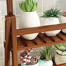 Hanging Plant Stand Indoor Bamboo Tall Plant Shelf For Multiple Plants Flower Stand Coat Rack Stand For Window Plant Ladder Frame Indoor Garden Balcony Home Decor Living Room Flower Display Rac