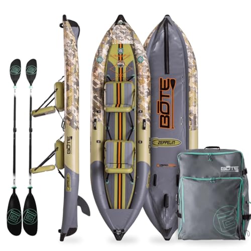 BOTE Zeppelin Aero 12'6" Inflatable Kayak Kit Verge Camo