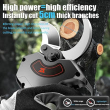 GHRERTX Cordless Electric Pruning Shears,Pole Saw Secateurs with Extension Pole,5m Long Reach Telescopic Pole Pruner,Cutting Diameter 50mm,150° Adjustable Head,Tree Scissors Pruners for Gardening