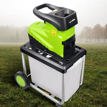 Eoweiot Garden Shredder,Wood Chipper, 60L Integrated Collection Box,45mm Max Cutting Diameter,10m Power Cord,Suitable for Wood and Tough Garden Debris