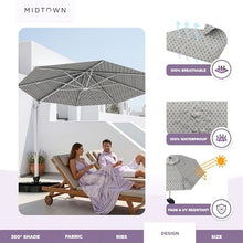 Midtown Umbrellas Grande Round - 10 Ft Cantilever Umbrella