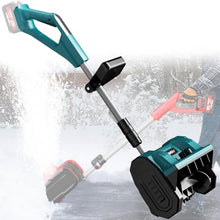 HYUIO Rechargeable Snow Thrower,Cordless Electric Snow Blower,Handheld Cordless Electric Snow Shovel,with Adjustable Telescopic Pole/2 Battery/Charger,A