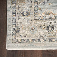 Nourison Nyle Distressed Area Rug Light Blue 12' x 15'9