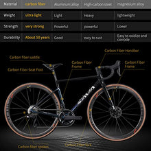SAVADECK Carbon Road Bike Ultegra Di2 8170 Groupset Black Red