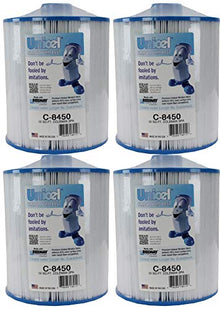 Unicel 4 C-8450 Spa Replacement Cartridge Filters 50 Sq Ft Coleman/Maax PCS50N