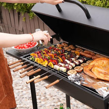 YEWASTI Large Double-Sided Barrel Charcoal Grill - Heavy-Duty BBQ Grill for Backyard, Camping, Patio Parties & Family Gatherings