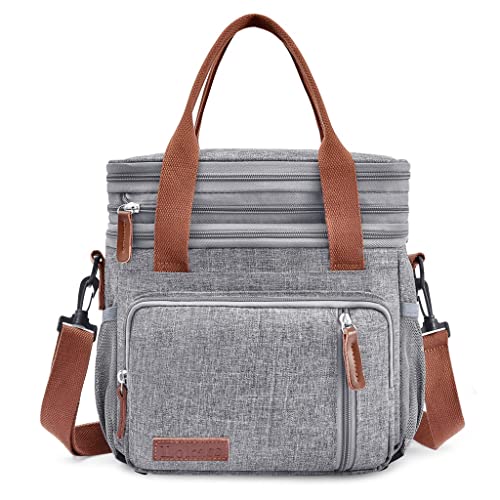 ASWRTYJO Outdoor Large-Capacity Thermal Insulation Picnic Bag Thickened Aluminum Foil Ice Leak-Proof Tote