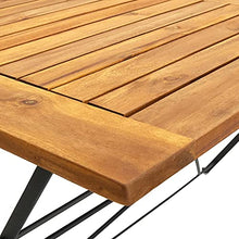 KTHLBRH Picnic Table Deck Table Patio Side Table Outdoor Table Folding Patio Table 47.2"x27.6"x29.1" Solid Acacia Wood