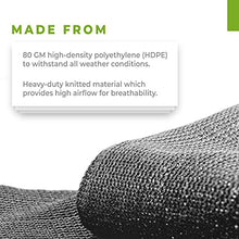Grow1 Greenhouse 70% Shade Cloth Net with Grommets, Garden Fence Covering Tarp, Chicken Coop, Tomato Plants, 40' x 50' Feet, Black