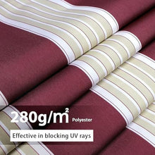 GJZDPMY Retractable Sun Shade Replacement Fabric 250x200cm & 300x250cm Durable Polyester Canopy Cover for Outdoor Umbrella Red Sunshade (16.5x12ft/5x3.5m)