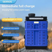Portable power station, outdoor power station, outdoor power supply, emergency power supply, aluminum air battery, emergency lamp, Al-Air generator lamp, LED lamp (23, watts)