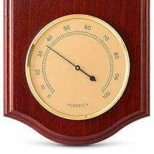 Weather Station with Thermometer, Barometer & Hygrometer 395 x 155 mm - 9178-US °C+°F (Mahogany)