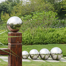 1mm Stainless Steel Hollow Reflective Garden Gazing Ball Silver 19-500mm