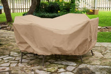 KOVERROOS Weathermax 41452 X-Large Dining Set Cover, 132 by 74 by 28-Inch, Toast