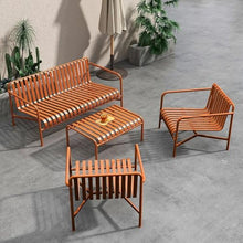 TBJEN Tables and Chairs, Wrought Iron Outdoor Tables and Chairs, Garden Leisure Chairs, Courtyard Balcony Coffee Table Sets, Internet Celebrity Milk Tea Shop Cafe bar(8)