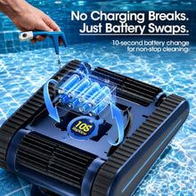 Nepturox Cordless Robotic Pool Vacuum for Inground Pools, Auto Path Mapping