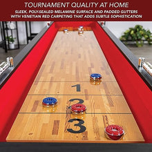 Hathaway Avenger Shuffleboard 9-Foot for Family Game Rooms Black