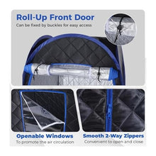 1500W 4L Portable Sauna Tent Steamer Folding Chair Set Remote Control