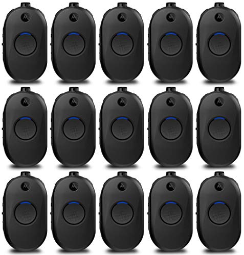 SR-Moto CLP1010e UHF 1 Watt 1 Channel Lightweight Two-Way Radio 15 Pack Clear