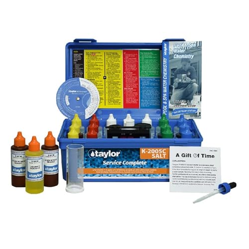 Taylor Water Technologies TTK2005CSALT 2 oz 2000 Series Service Complete DPD Water Test Kit