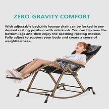 IIPOSAQQ Sun Loungers Garden Folding Zero Chair Comfy Adjustable Backrest for Beach Camping Outdoor Patio Lounge Chairs Portable Chair Beach Chair