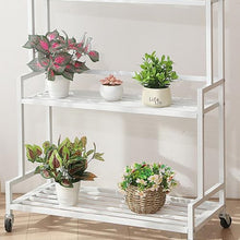 Large Plant Shelf Indoor Outdoor Flowerpot Stand 3 Tier Heavy Duty Hanging Plant Stand Floor Standing Flower Ladder Rack Multifunctional Plant Display Cabinet Shelves For Garden Patio Greenhous
