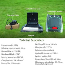 TYYMLY Robotic Lawn Mowe,Automatic Mower-Parallel Paths Mowing for Precise Boundary Wire Break Detection,Automatic Lawnmower with Smart Navigation(Grey)