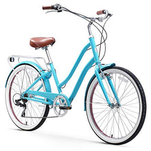 sixthreezero EVRYjourney Steel Women's Step-Through Touring Hybrid Bike Teal