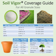 Improve Your Lawn and Garden with Soil Vigor for Long-Term Hydration and Nourishment! (40 Pounds)