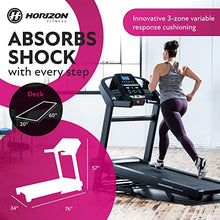 Horizon Fitness T202 Foldable Treadmill Black