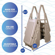 Neptune A-Frame Entry System for Above Ground Pools - Taupe