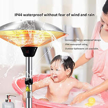 Electric Heater Patio Heater Outdoor Electric Heater Freestanding Silent Radiator Portable Indoor Outdoor Garden with Auto Off Function- Small (3000w) 58x210cm (23x82in) (58x210cm (23x82in) Small