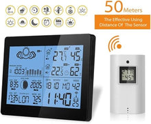 JDXQBLD Weather Stations Wireless Indoor Outdoor, with Alert and Temperature/Humidity/Barometric/Forecast/Alarm Clock, LCD Digital Weather Station
