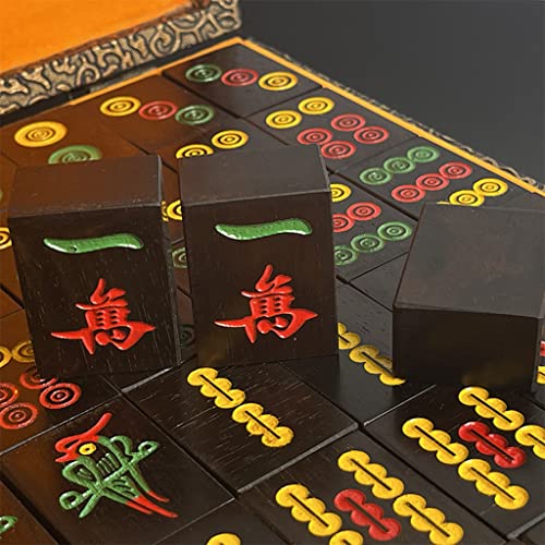 SHATONG Chinese Mahjong Set 144 Tiles with Dice