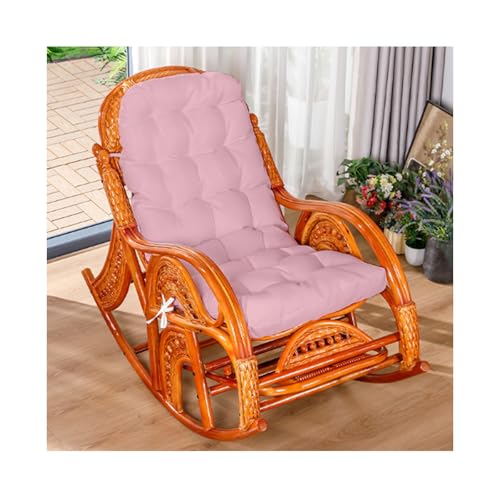 Garden Rocking Chair, Anti-Dump Design, Designed to Fit The Body Curve, Suitable for Garden Porch Balcony Leisure Use(C,120 * 94 * 53cm)