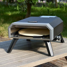 Royal Gourmet Pizza Oven Compact Gas Pizza Grill with Pizza Stone 4 kW Gas Oven with Gas Hose & Regulator Oven with Folding Legs for Outdoor Camping