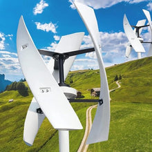 Tsampa 20000W No Noise Vertical Magnetic Levitation Upright Wind Turbine, 12V 24V 48V 220V with Waterproof Charge Controller 3 Blades for Home Use Vertical Axis Wind Turbine for Home Camping(24V)