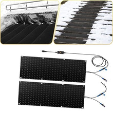 YTNGTT Snow Melting Mats for Outdoor Driveways and Stairs - Snow Removal with Power Cord - Waterproof Rubber Anti-Slip Devise(40x120cmx2Pcs)