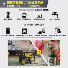 Champion 6875-Watt Dual Fuel Portable Generator