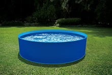 Blue Wave Cobalt Steel Wall Pool Package - 15-ft Round 48-in Deep Blue