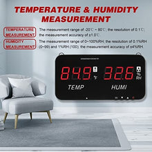 JSEIAJB Intelligent Temperature Humidity Meter Wall-Mounted Digital Thermometer Hygrometer Industrial Agricultural Thermo-hygromete