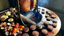 ARTEFLAME Charcoal BBQ Grill, Griddle, and Fire Pit Bundle | Gourmet Outdoor Cooking Essentials | Steakhouse Searing Set (40" Low Euro Base with 2 Grilling Accessories) MADE IN USA